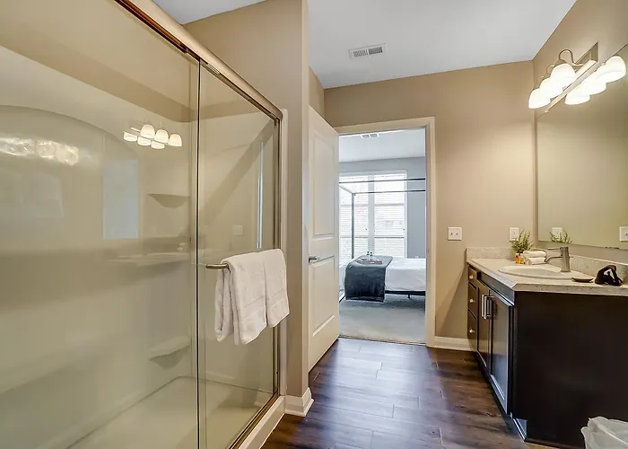 The Urban Oasis Garage Parking Walk-in Shower Columbus